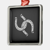 ブラックシューズ メタルオーナメント (左)