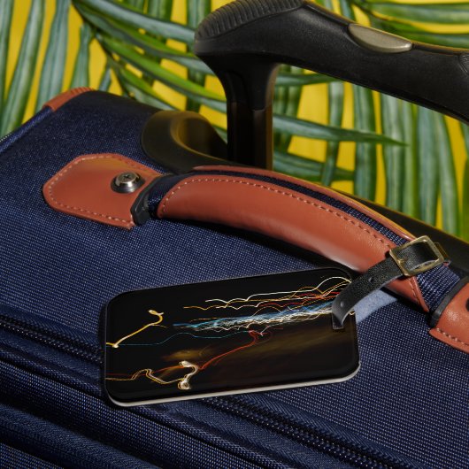 ブラックシューティングゲーム ラゲッジタグ (正面インサイチュ3)