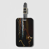 ブラックシューティングゲーム ラゲッジタグ (正面縦)