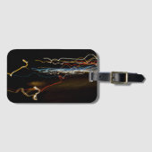 ブラックシューティングゲーム ラゲッジタグ (正面横)