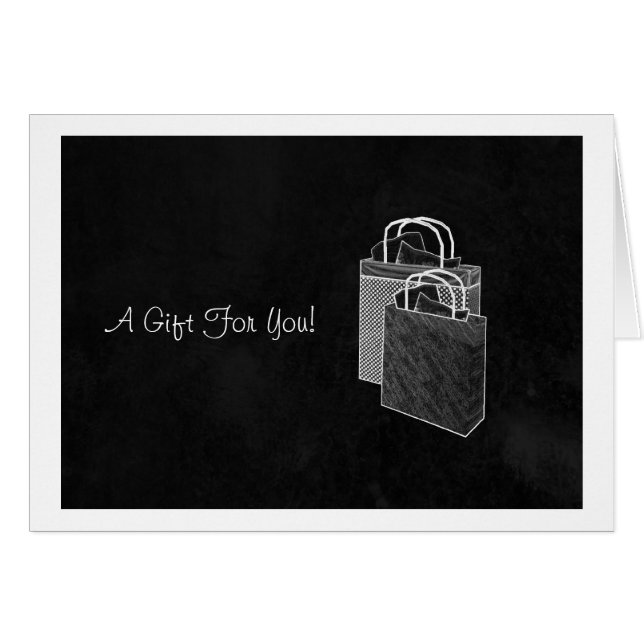 ブラックショッピングフリーお金を同封 (正面横)