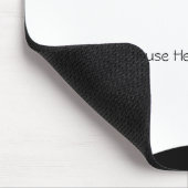 ブラックシルエットキャット – マウスをここに配置 マウスパッド (コーナー)