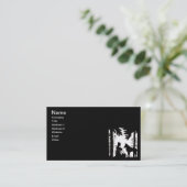 ブラックシルエットレッドライディングフードウルフウッド 名刺 (スタンド正面)