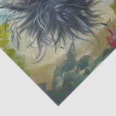 ブラックシルキーチキン絵を描のデコパージュ 薄葉紙 (詳細)