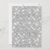 ブラックシルバーサプライズ85thバースデーパーティー 招待状 (裏面)