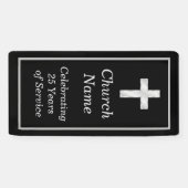 ブラックシルバーチャーチ25周年記念パーティー 横断幕 (横)