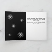 ブラックシルバーバスケットボールサンキューコーチカード サンキューカード (内部)