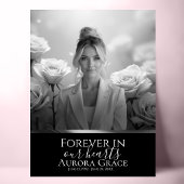 ブラックシルバーバンド記念ポスターグレイスケール ポスター