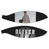 ブラックシルバーメタリックボール名写真 バスケットボール (パネル)