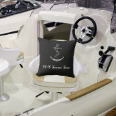 ブラックシルバーヨットボートいかり名 クッション