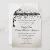 ブラックシルバー ルネサンス 中世の招待状 招待状 (正面)