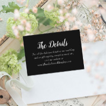 ブラックシンプルスタイル結婚詳細