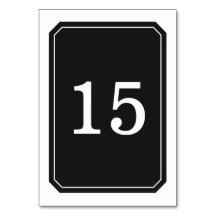 ブラックシンプルテーエレガントブルカード