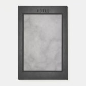 ブラックシンプルモダン大理石 ポストイット (正面)