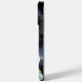 ブラックシンプル宇宙飛行士 Case-Mate iPhoneケース (裏面 / 左)