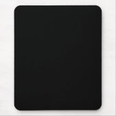ブラックシンプル機能エレガント マウスパッド (正面)