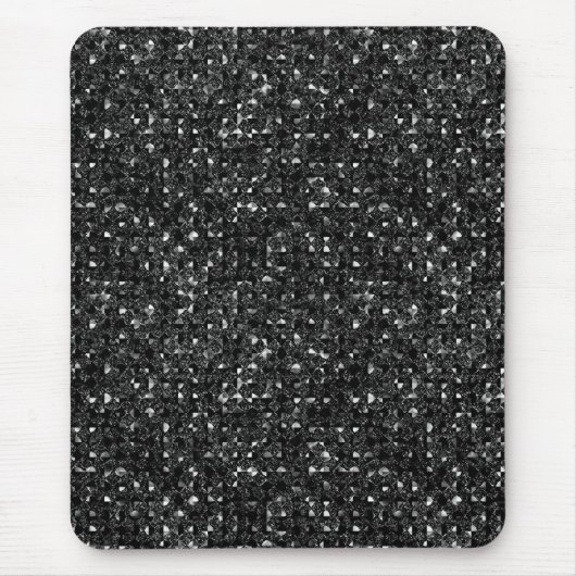 ブラックシークインエフェクトマウス マウスパッド (正面)
