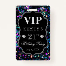 ブラックシークイングリッターヴィンテージフレーム誕生日VIP