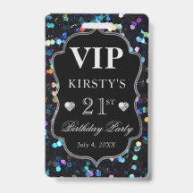 ブラックシークイングリッターヴィンテージフレーム誕生日VIP