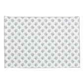 ブラックシーズー(犬)Tzuかわいい漫画の犬のイラストレーション 枕カバー (裏面-右)