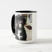 ブラックシーズー(犬)Tzu私はクリスマスマグを説明できる マグカップ (正面左)