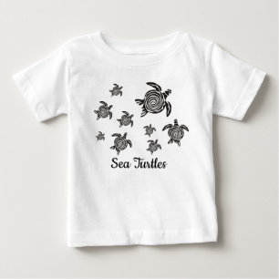 ブラックシータートルズベビーTシャツ ベビーTシャツ