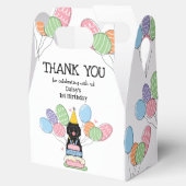 ブラックシーパドードル誕生日サンキュー フェイバーボックス (オープン)