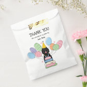 ブラックシーパドールバースデーパーティー フェイバーバッグ (封をした状態)