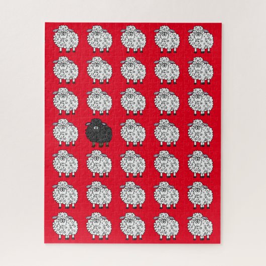 ブラックシープインザファミリーパズル ジグソーパズル (縦)