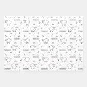 ブラックシープイードムバラクキッズ ラッピングペーパーシート (正面2)