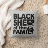 ブラックシープカスタム装飾用クッション クッション (ブランケット)