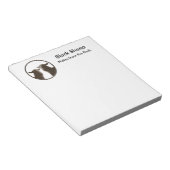 ブラックシープギアインセピア ノートパッド (アングル)