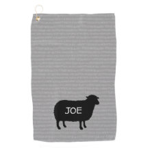 ブラックシープシルエットカスタム文字