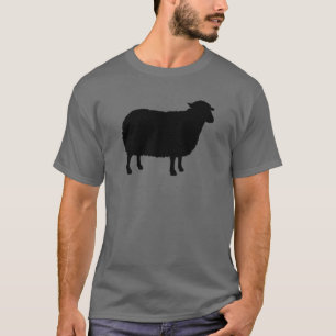 ブラックシープシルエット Tシャツ