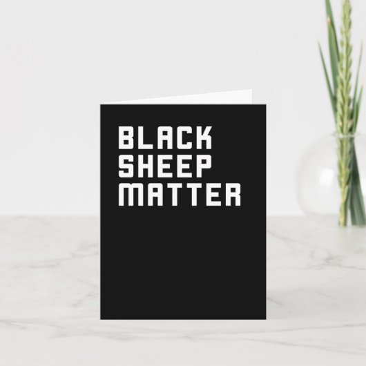 ブラックシープシール カード (正面)