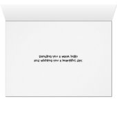 ブラックシープホワイトシープグリーティングカード (内部横(下))