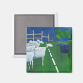 ブラックシープマグネット マグネット (正面/裏面)