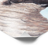 ブラックシープ顔IIフォトプリント フォトプリント            (角)