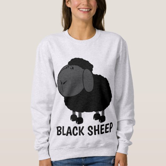 ブラックシープTシャツ スウェットシャツ (正面)