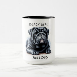ブラックシールブルドッグコーヒーマグカップ マグカップ