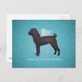 ブラックシ中国のャルペイペット記念碑と悔やみや弔慰 ポストカード (正面/裏面)