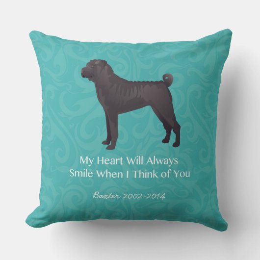 ブラックシ中国のャルペイ考えるズオブユーデザイン クッション (正面)