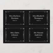 ブラックシ結婚ェンテラスの名刺DIY 招待状 (正面)