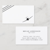 ブラックジェット航空名刺 名刺 (正面/裏面)