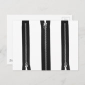 ブラックジッパー ポストカード (正面/裏面)