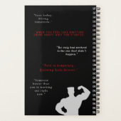 ブラックジムのボディビルバックモチベーション引用文 プランナー手帳 (裏面)