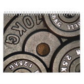 ブラックジムウェイトフィットネス カレンダー (カバー)