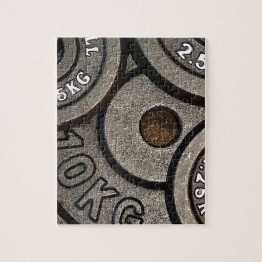 ブラックジムウェイトフィットネス ジグソーパズル (縦)