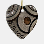 ブラックジムウェイトフィットネス セラミックオーナメント (右)