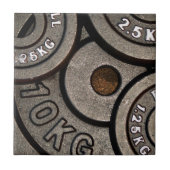 ブラックジムウェイトフィットネス タイル (正面)